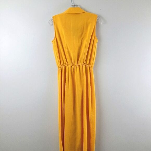 VTG double breasted sleeveless trench dress - Picture 6 of 12